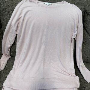 Time and Tru Women's Light Pink Tunic sweater